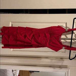 Red homecoming dress